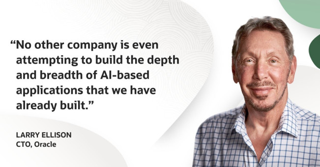 Larry Ellison. (Twitter @oracle)